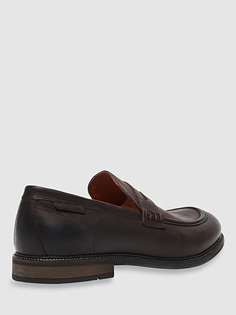 Product image 3 of 8, which shows Rodd & Gunn Portobello Leather Loafers, Brown, 6