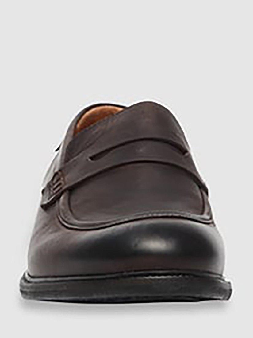 Product image 4 of 8, which shows Rodd & Gunn Portobello Leather Loafers, Brown, 6