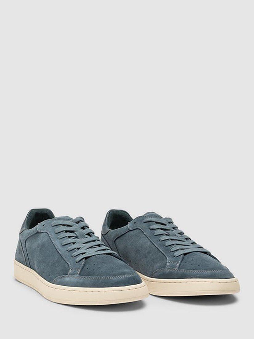 Product image 9 of 9, which shows Rodd & Gunn Sussex Street Leather Trainers, Denim Blue, 7