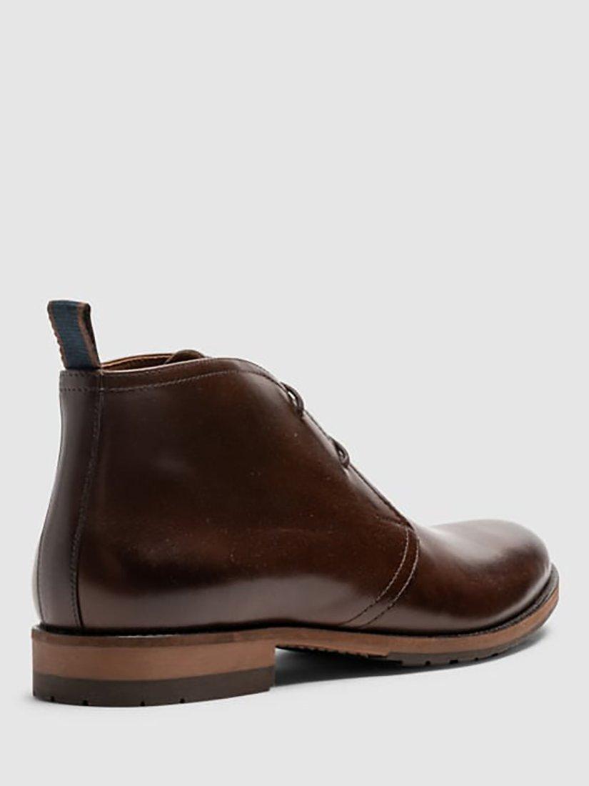 Product image 3 of 9, which shows Rodd & Gunn Pebbly Hill Leather Desert Boots, Maro, 7