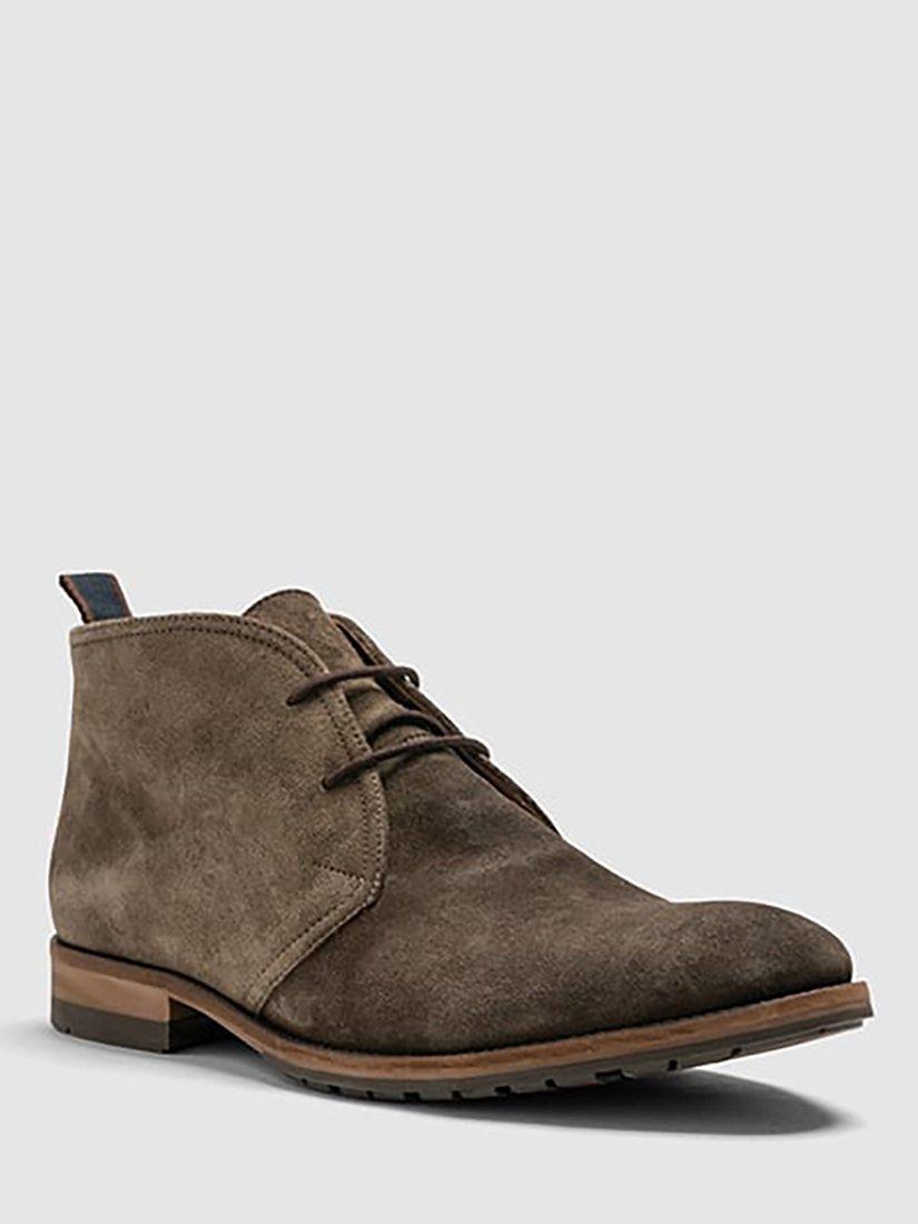 Product image 2 of 9, which shows Rodd & Gunn Pebbly Hill Suede Desert Boots, Taupe, 7