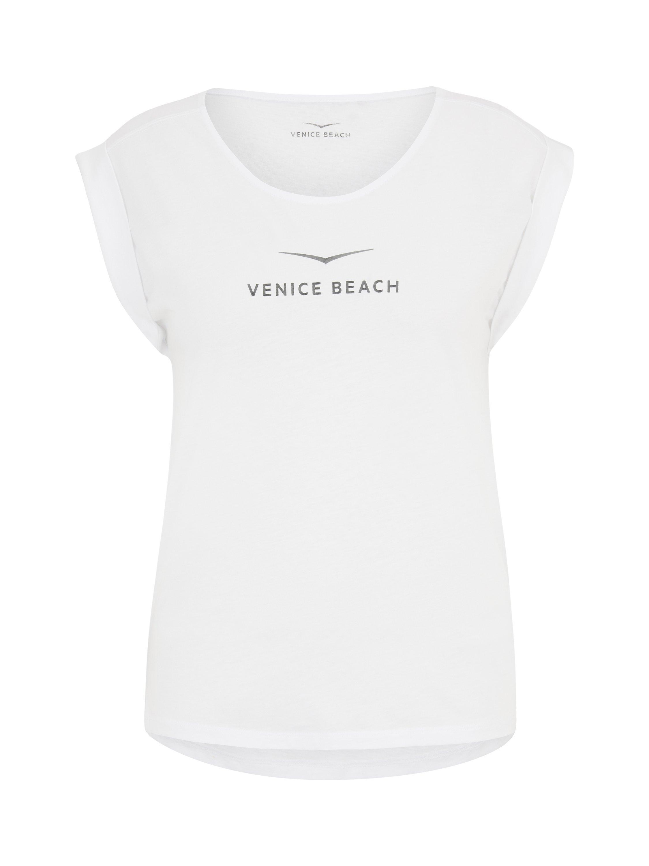 Product image 4 of 7, which shows Venice Beach Women's Arden Sports T-Shirt, White, S