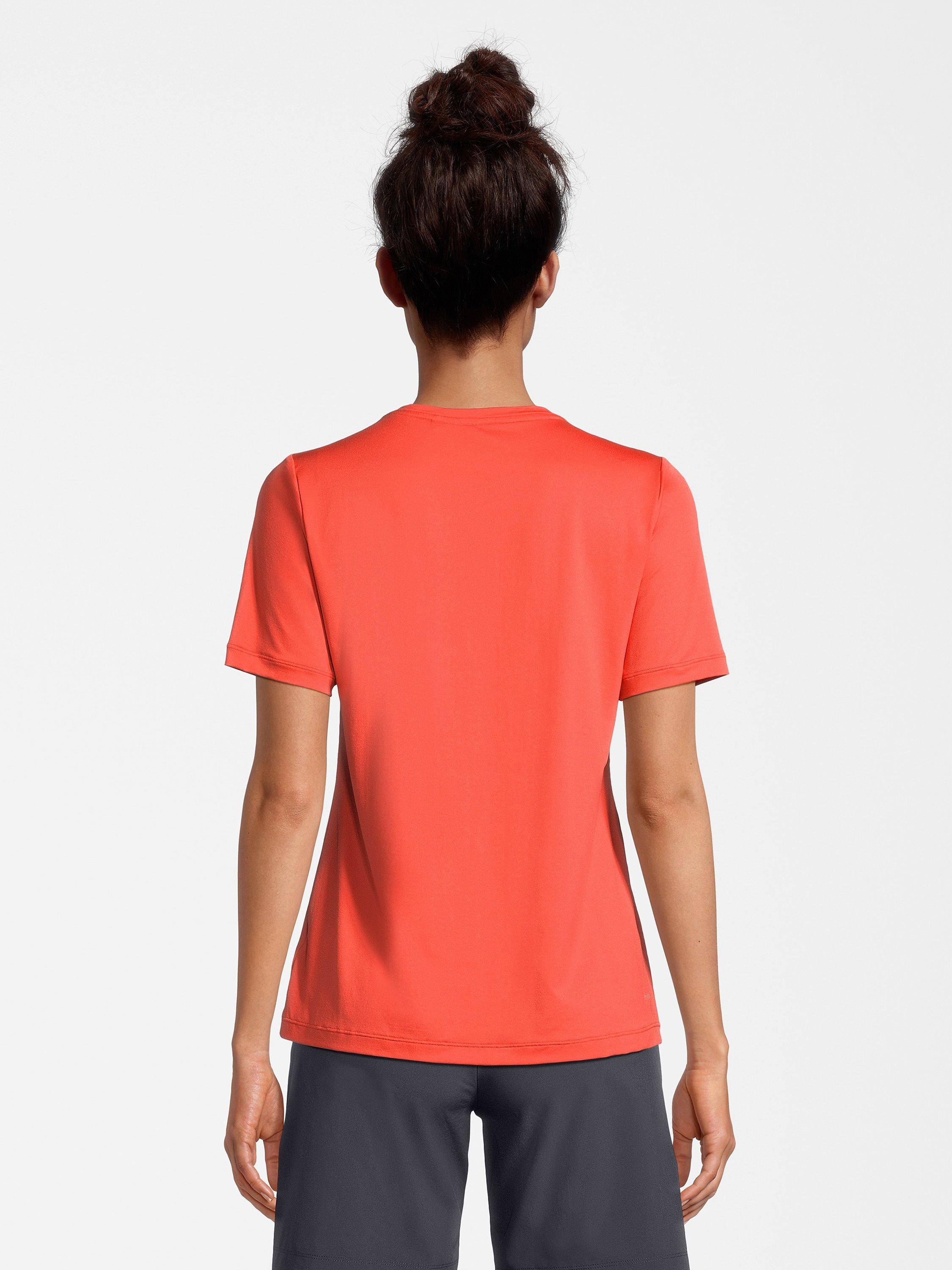 Product image 2 of 7, which shows Venice Beach Women's Sia Sports T-shirt , Sunset Orange, S