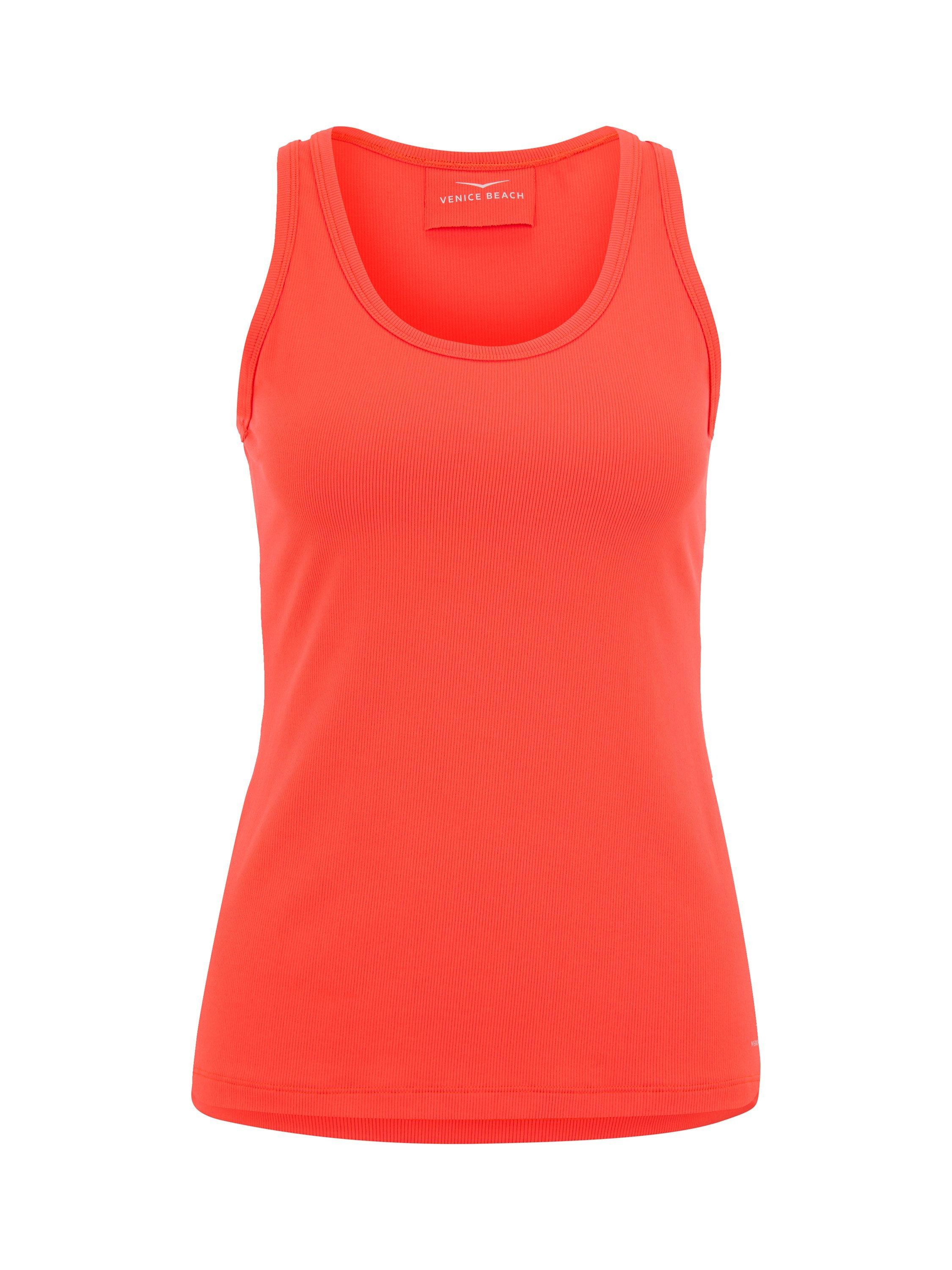 Product image 4 of 7, which shows Venice Beach Women's Brenda Tank Top, Sunset Orange, S