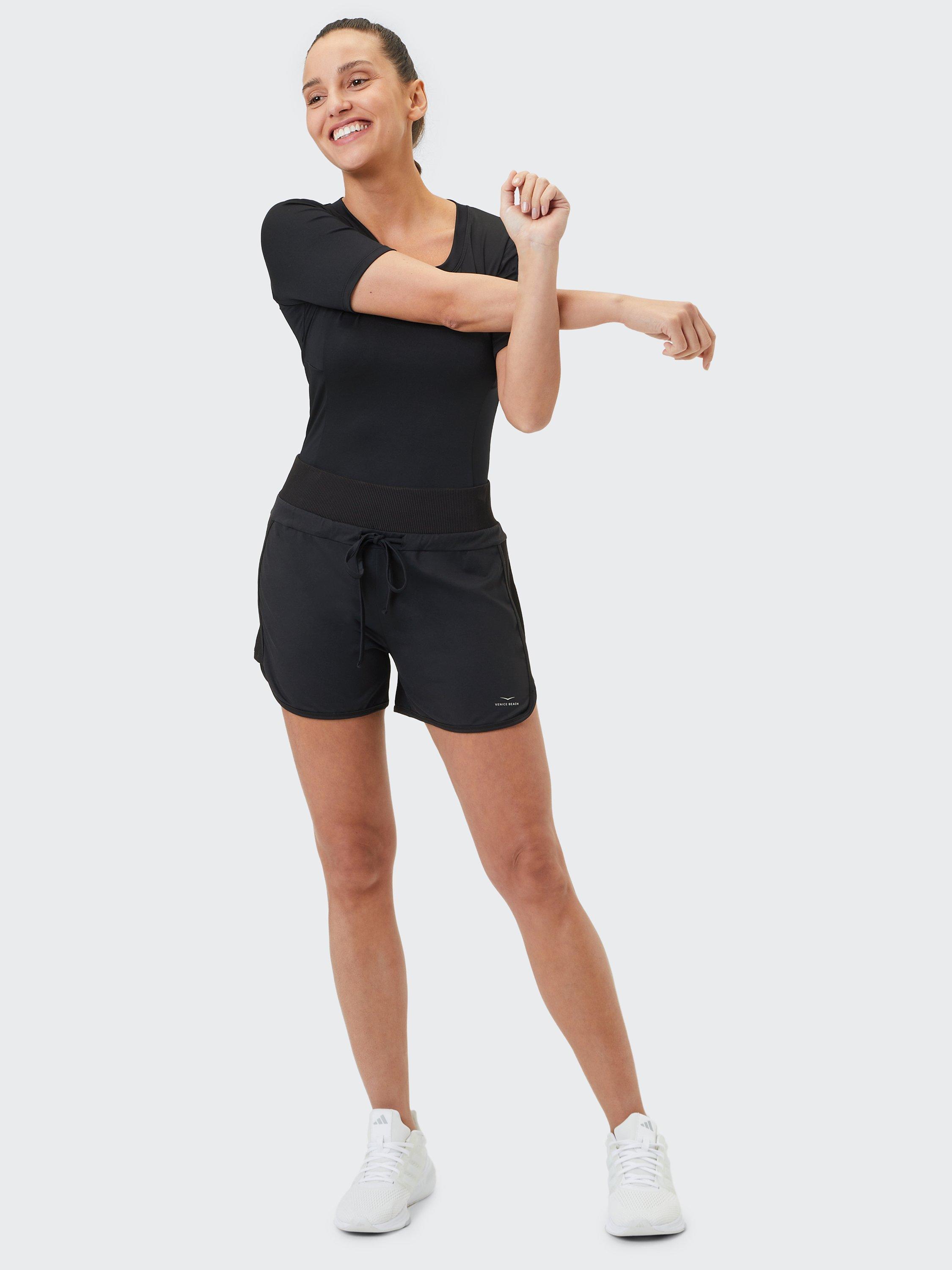 Product image 3 of 7, which shows Venice Beach Kristin Sports Shorts, Black, S