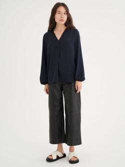 InWear Rinda Long Sleeve Top, Marine Blue, Marine Blue