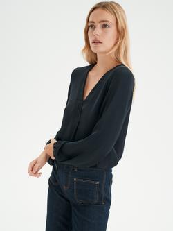 InWear Rinda V-Neck Top, Black, Black