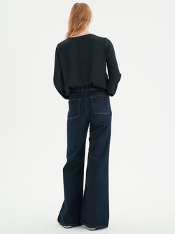 InWear Rinda V-Neck Top, Black - view 2, Black