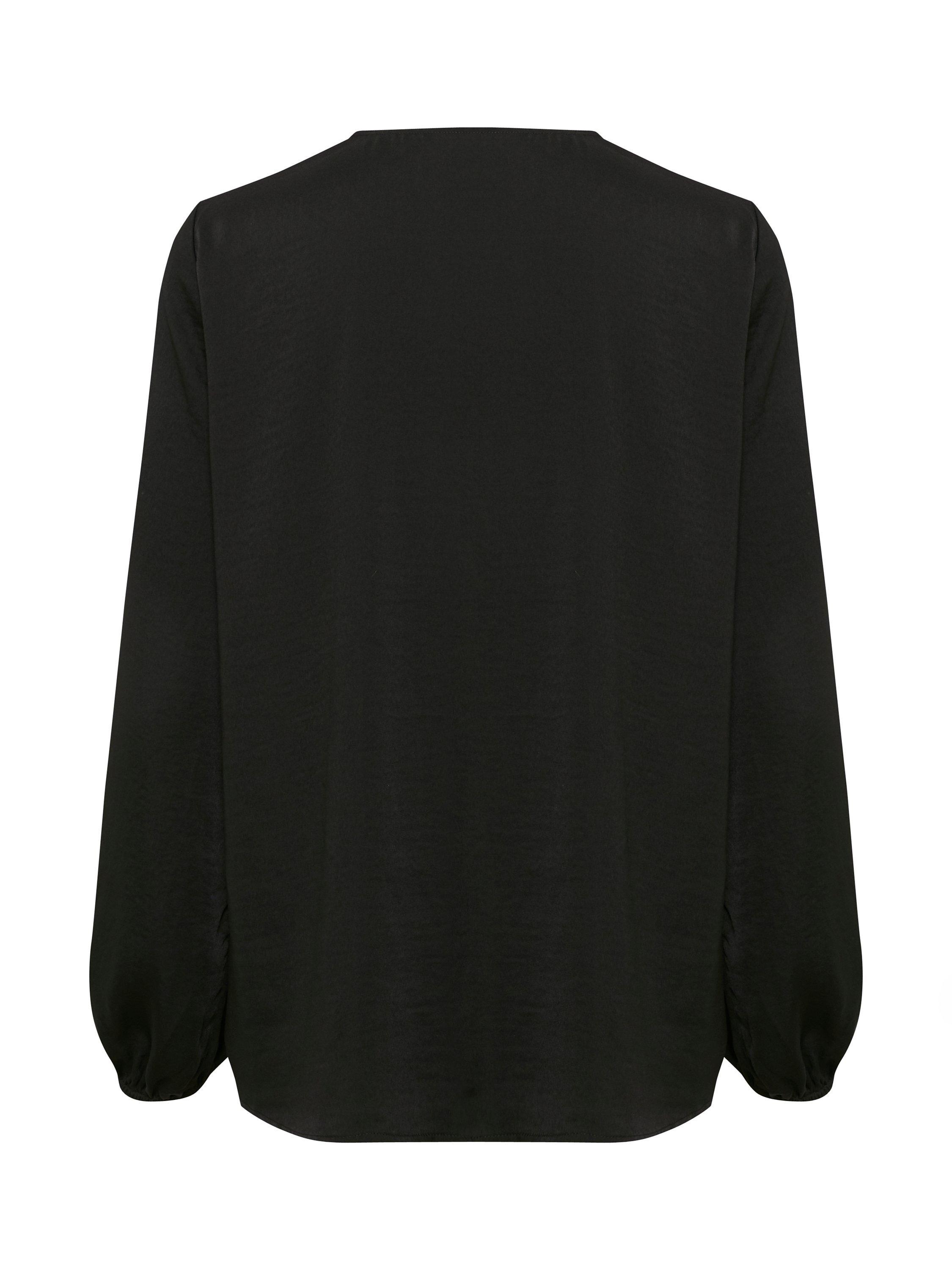 Product image 5 of 5, which shows InWear Rinda V-Neck Top, Black, 8