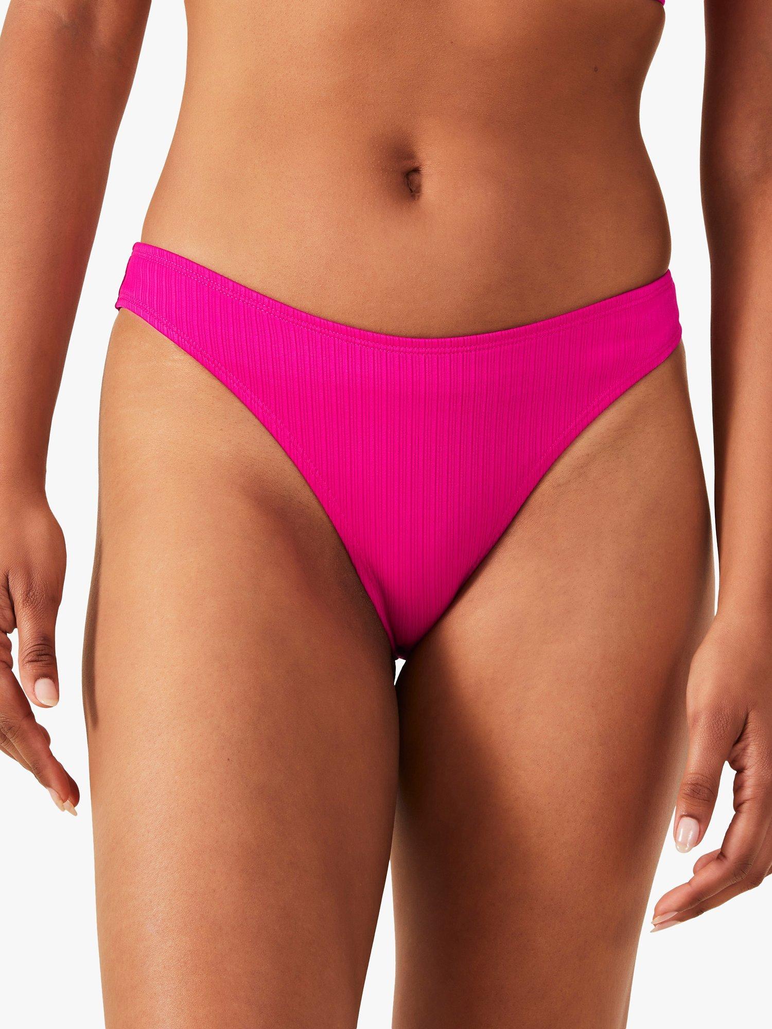 Hot pink swim bottoms on sale