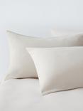 John Lewis Cotton Muslin Duvet Cover Set, Natural