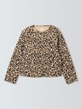 AND/OR Hallie Cotton Blend Jacket, Leopard