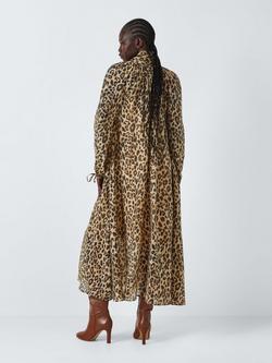 AND/OR Josie Leopard Print A-Line Maxi Dress containing TENCEL™ Lyocell, Multi - view 2, Multi