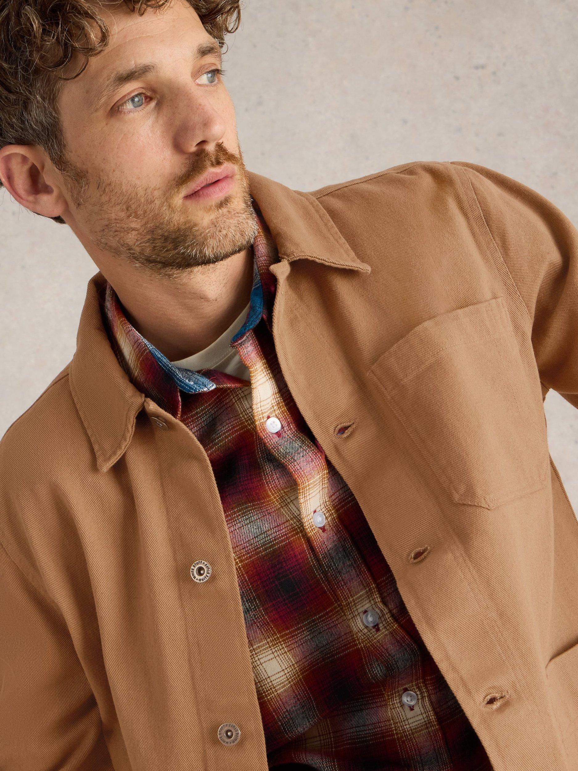Product image 3 of 7, which shows White Stuff Kynman Workwear Jacket, Tan, XS