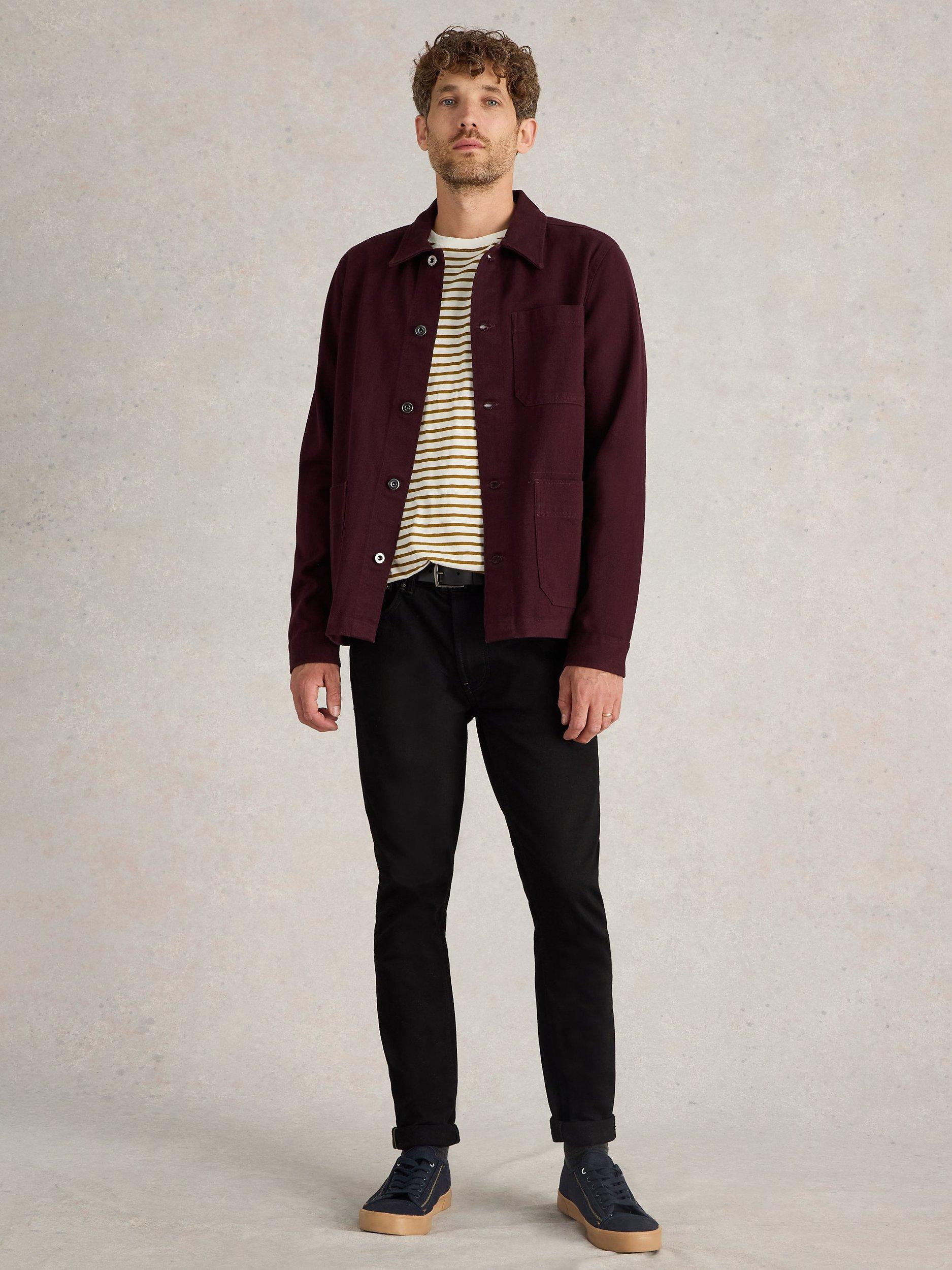 White Stuff Kynman Workwear Jacket Plum