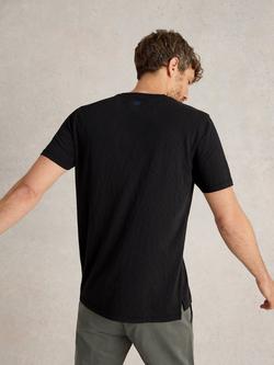 White Stuff Abersoch Men's T-Shirt - view 2, Black