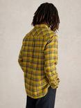 White Stuff Wallace Check Cotton Shirt, Yellow Mlt