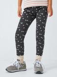 John Lewis ANYDAY Kids' Shooting Stars Leggings, Charcoal