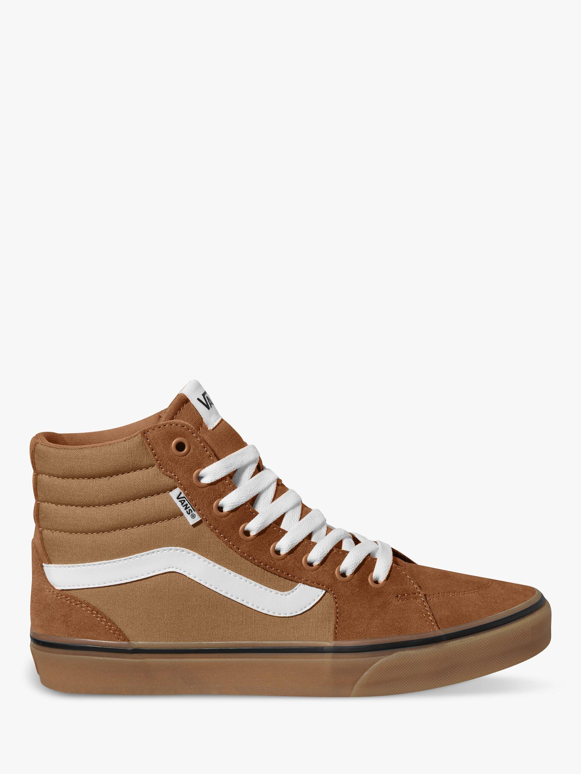 Vans Filmore Hi Top Trainers Brown Gum