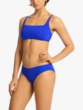 Sea Level Square Neck Bralette Bikini Top, Cobalt