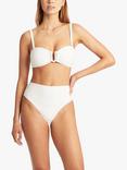 Sea Level Spinnaker U Bar Bandeau Bikini Top, White