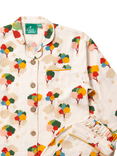 Little Green Radicals Baby Rainbow Trees Pyjamas, Cream