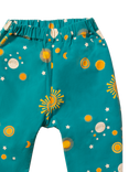 Little Green Radicals Baby Sun Star Joggers, Blue Turquoise