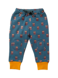 Little Green Radicals Kids' Organic Cotton Joggers, Twit Twoo