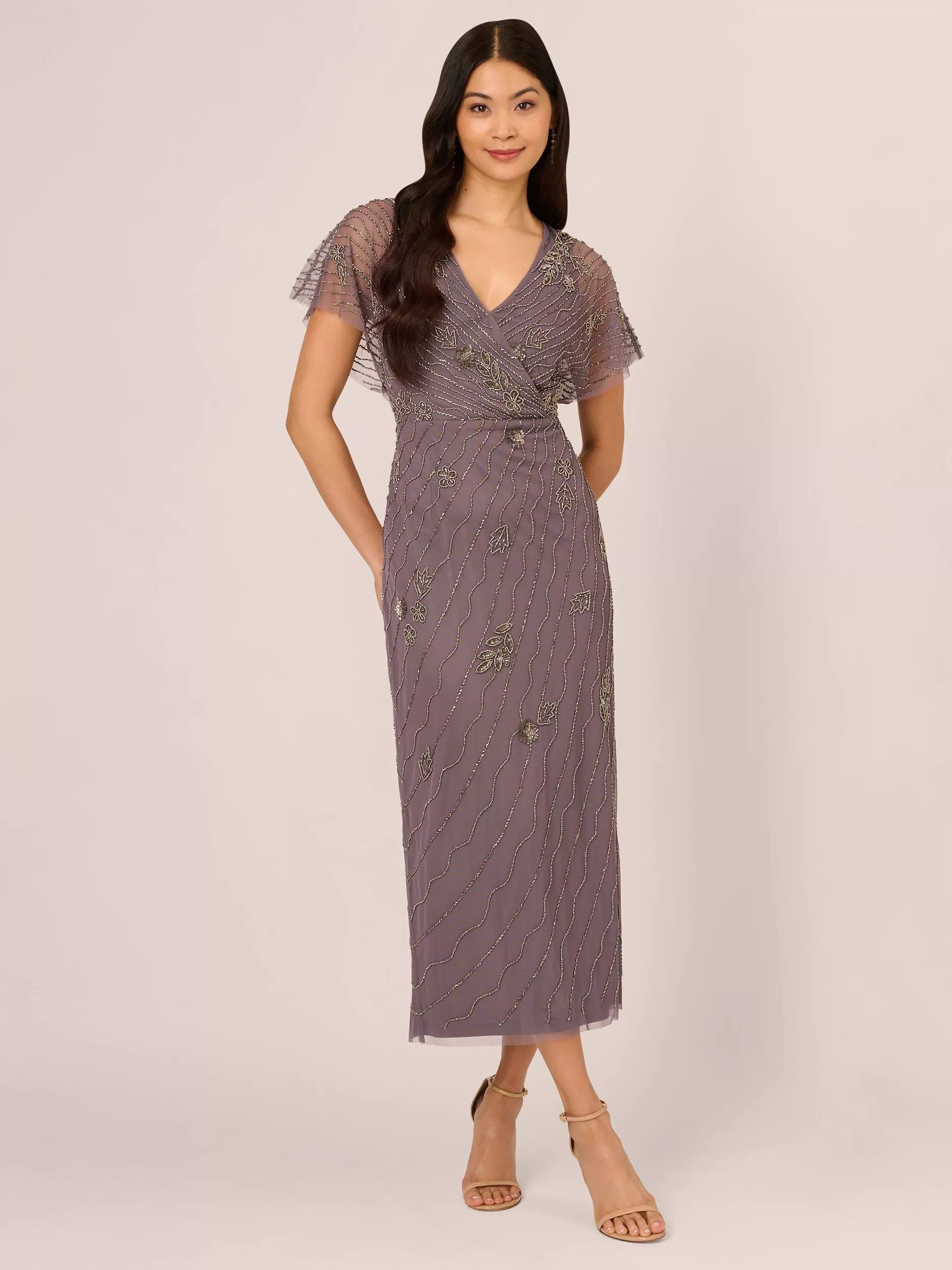 Women s Purple Adrianna Papell Dresses John Lewis Partners