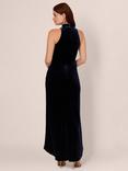 Adrianna Papell Velvet High Low Maxi Dress, Midnight