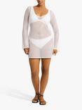 Sea Level Beach Cover Up, White