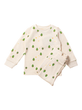 Little Green Radicals Baby Tree Waffle Pyjamas, Cream