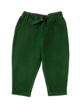 Little Green Radicals Kids' Comfy Organic Cotton Corduroy Trousers, Vintage Green