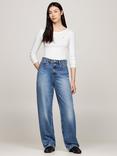 Tommy Hilfiger Slim Rib Top, Ecru
