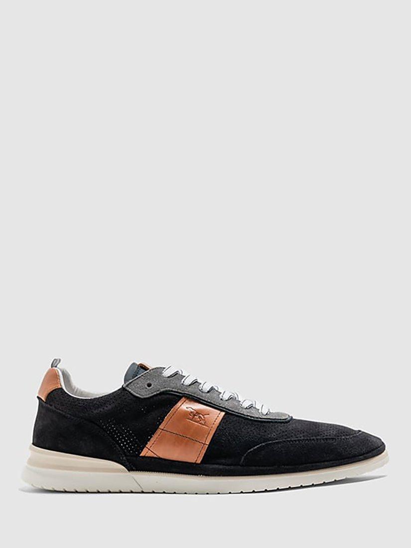 Rodd & Gunn Parnell Leather Trainers, Navy