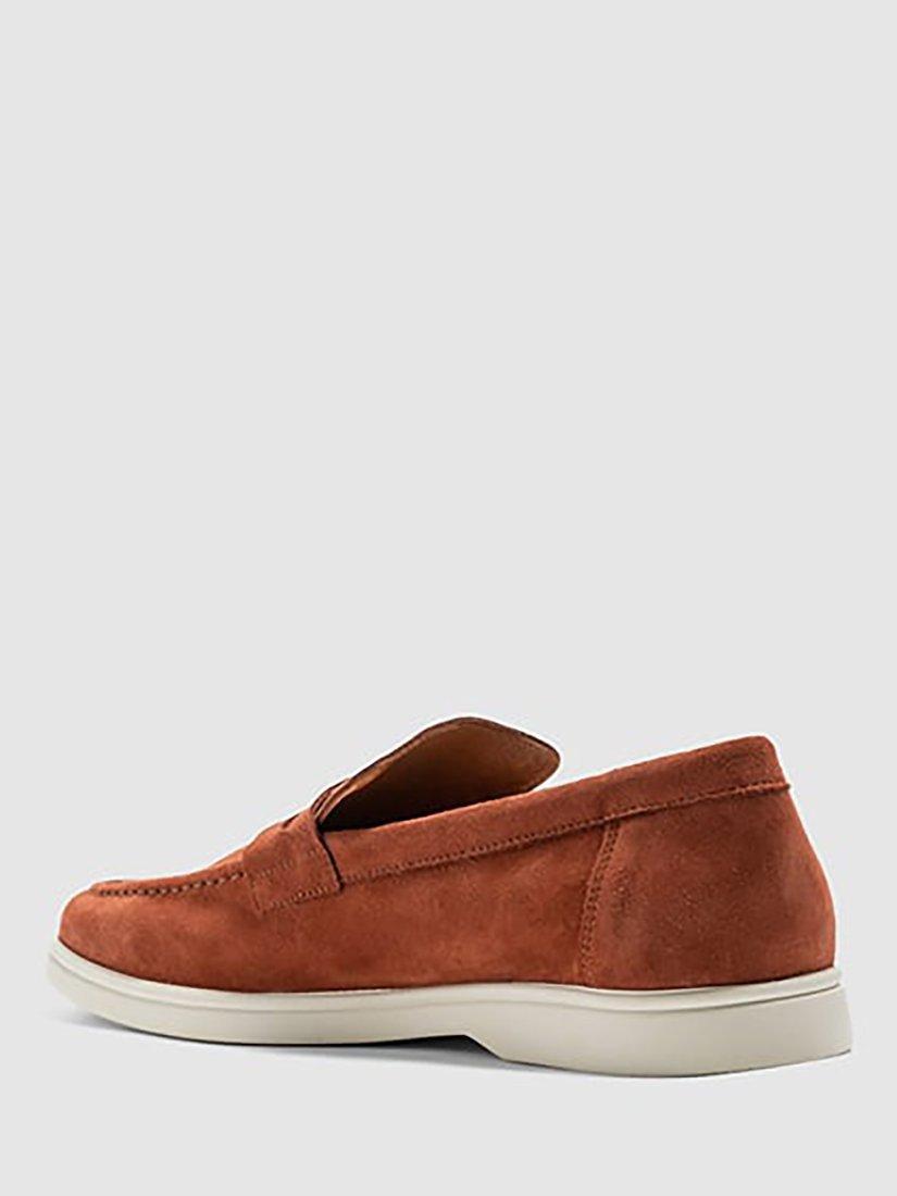 Rodd & Gunn Moana Suede Loafers, Brick, 7