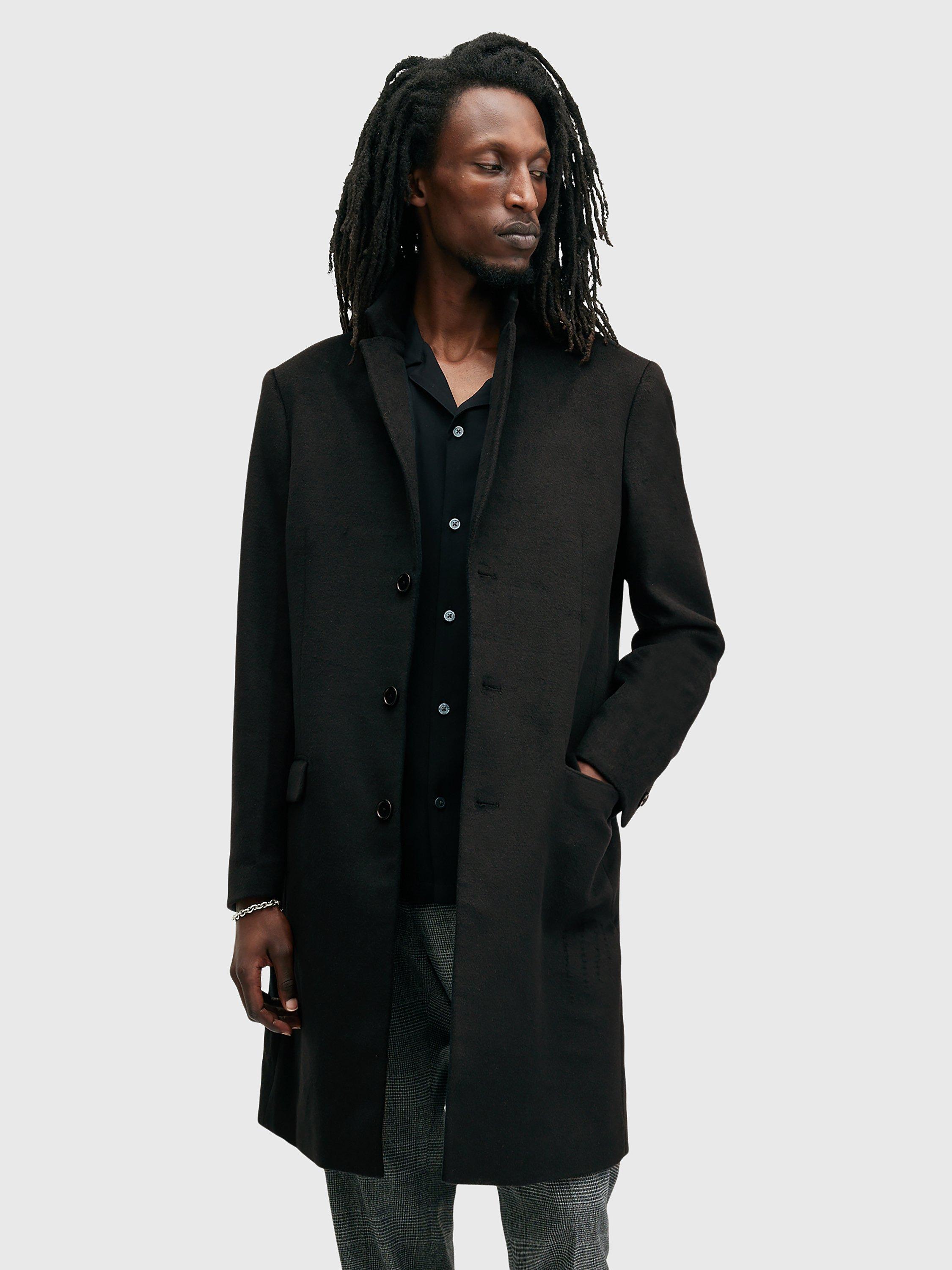 AllSaints Hal Single Breasted Coat