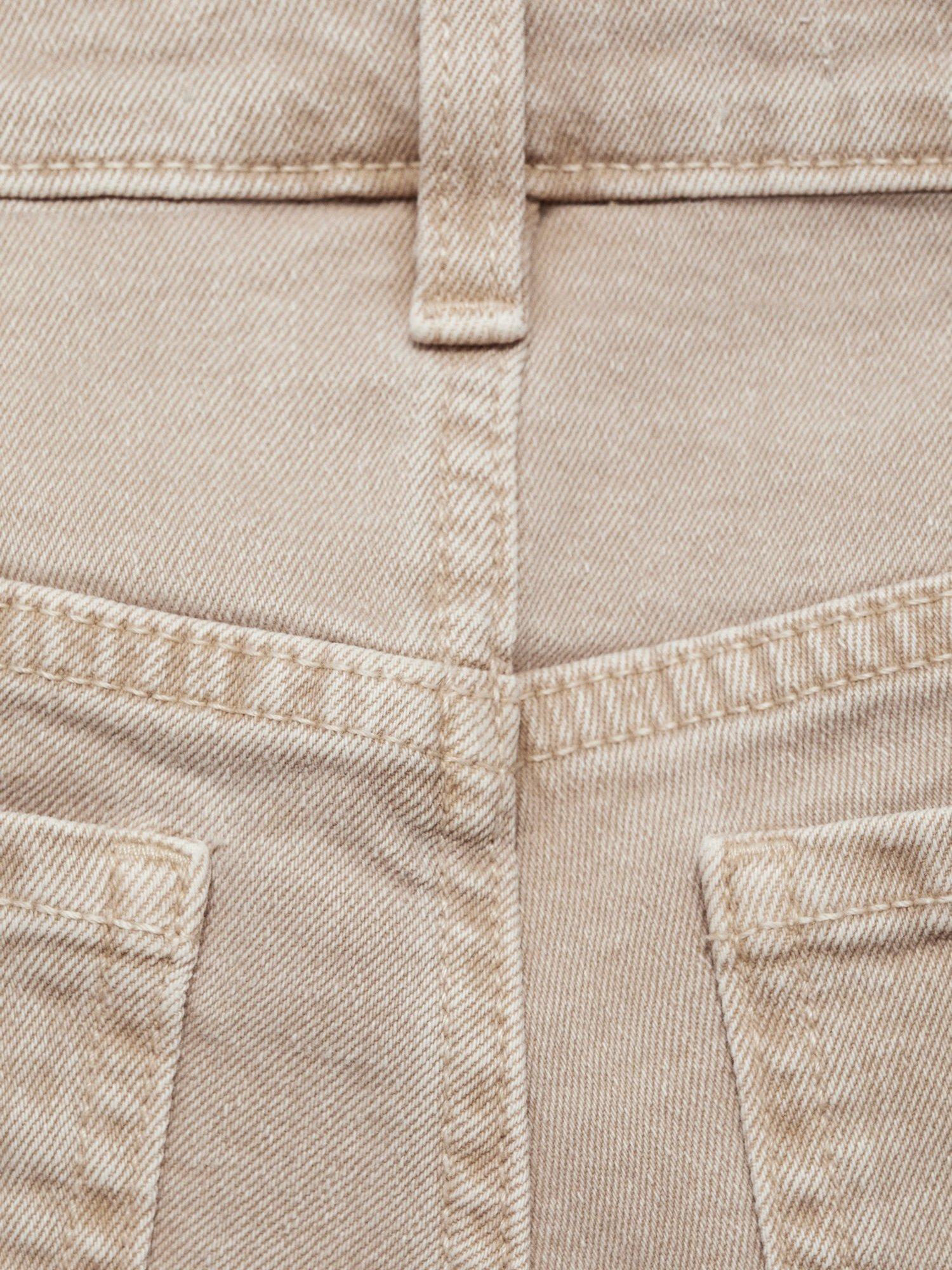 Mango Sienna Flare Jeans, Beige, 10