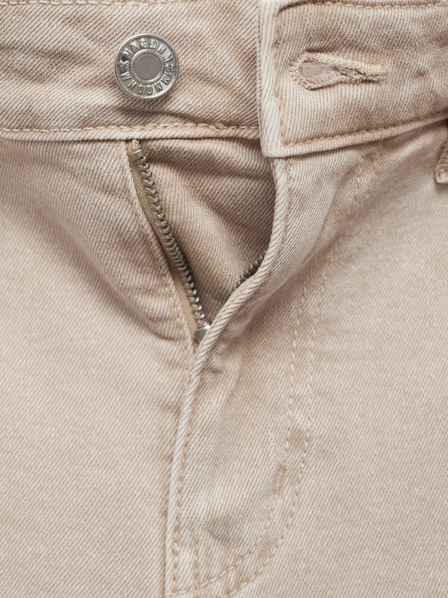 Product image 8 of 8, which shows Mango Sienna Flare Jeans, Beige, 10