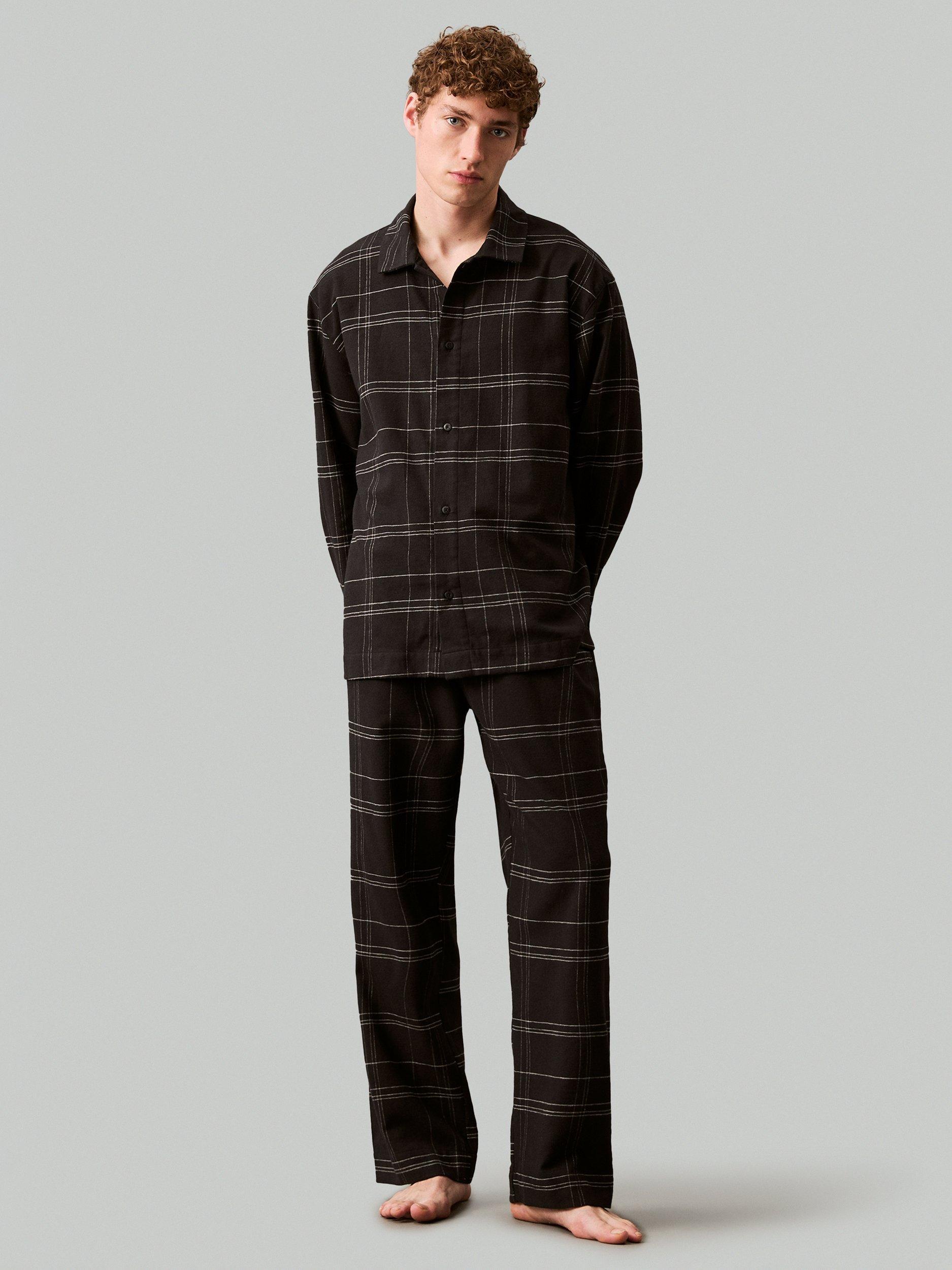 Calvin Klein Cotton Check Lounge Bottoms, Multi