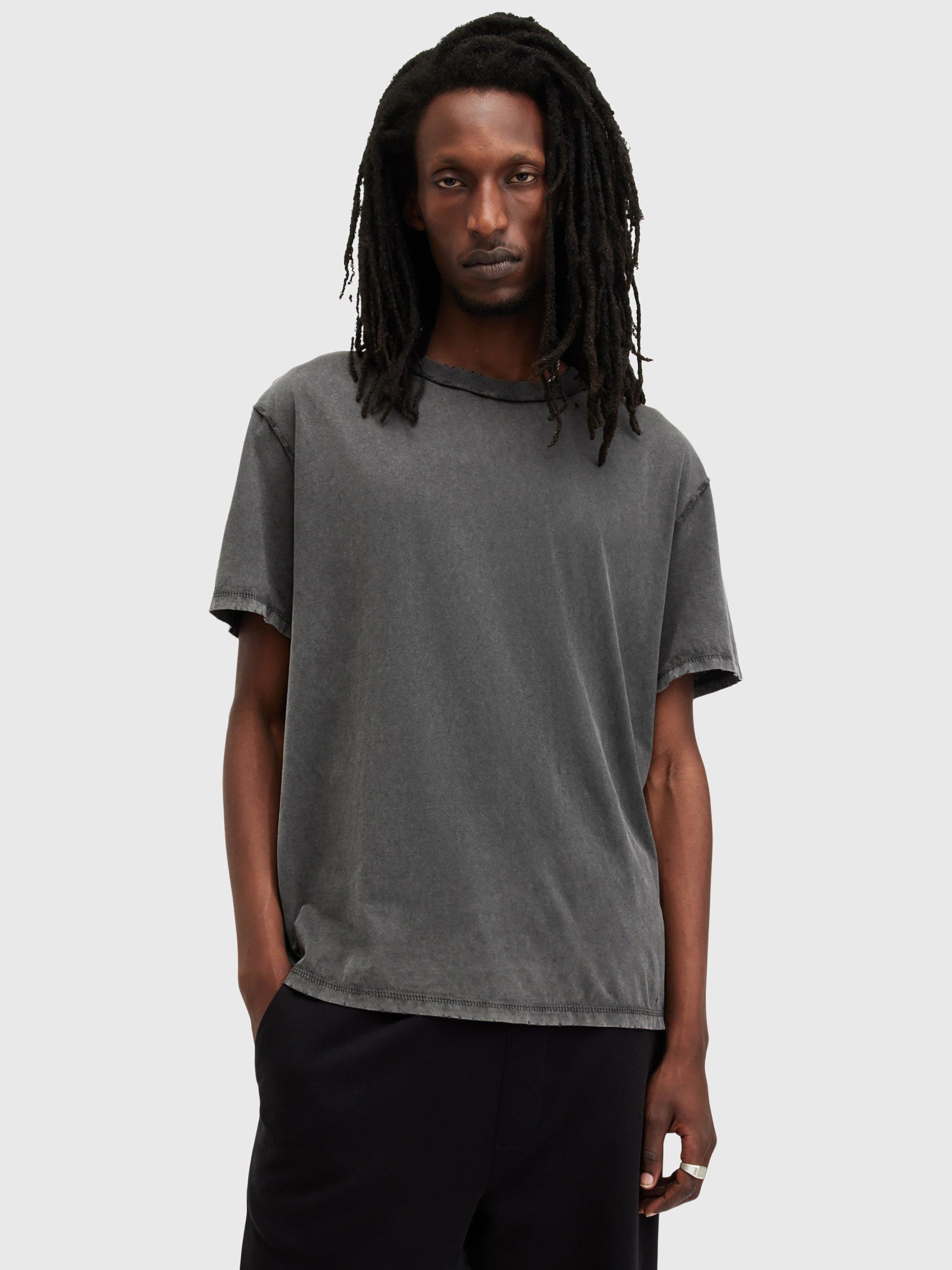 AllSaints Heath Crew T-Shirt, Grey
