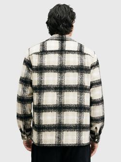 AllSaints Lapse Long Sleeve Shirt, Black/Multi - view 2, Black/Multi