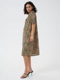 KAFFE KAbeathe Frill Collar Knee Length Dress