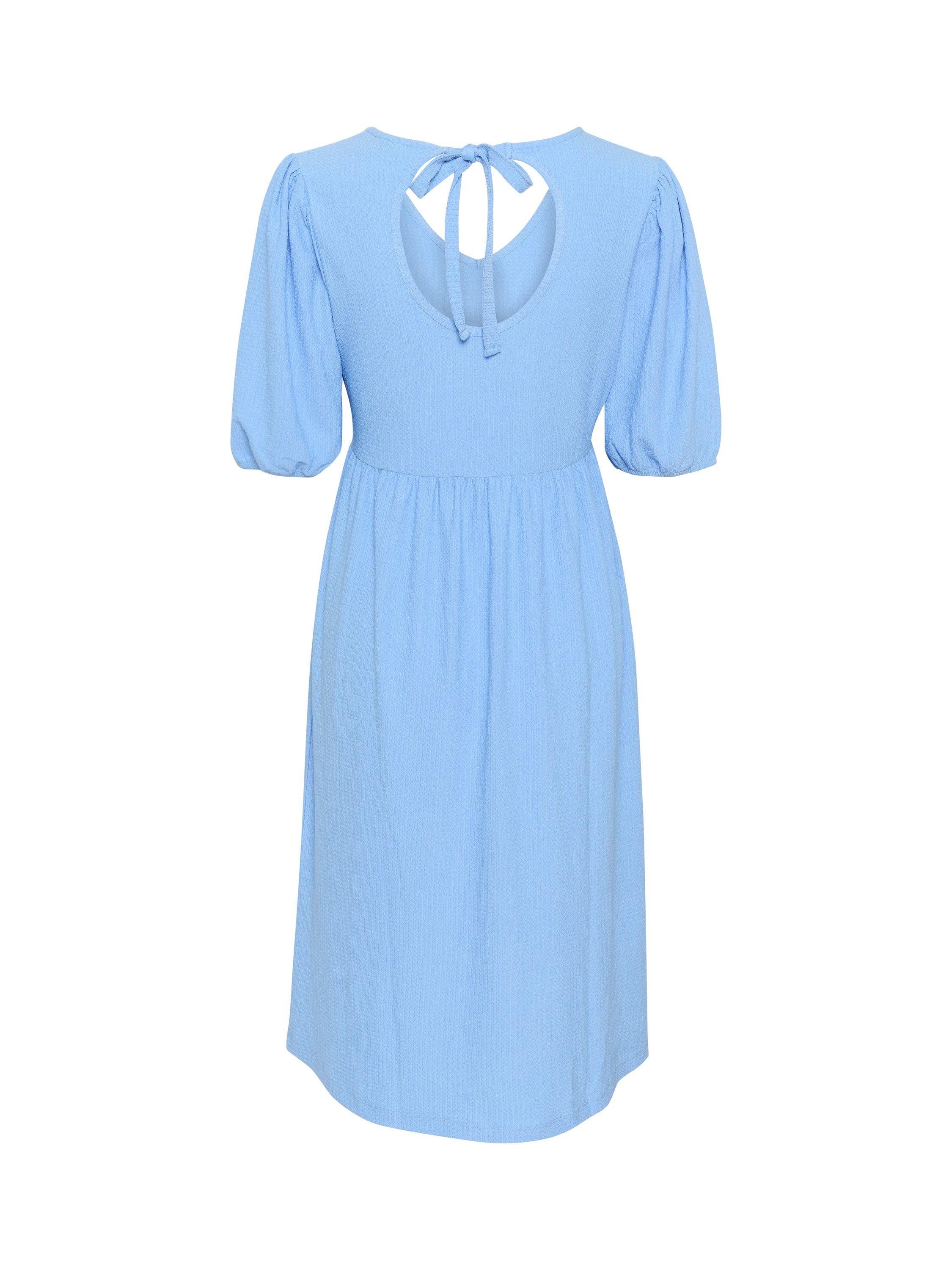 Product image 6 of 6, which shows KAFFE KAveneda Knee Length Dress, Vista Blue, XS