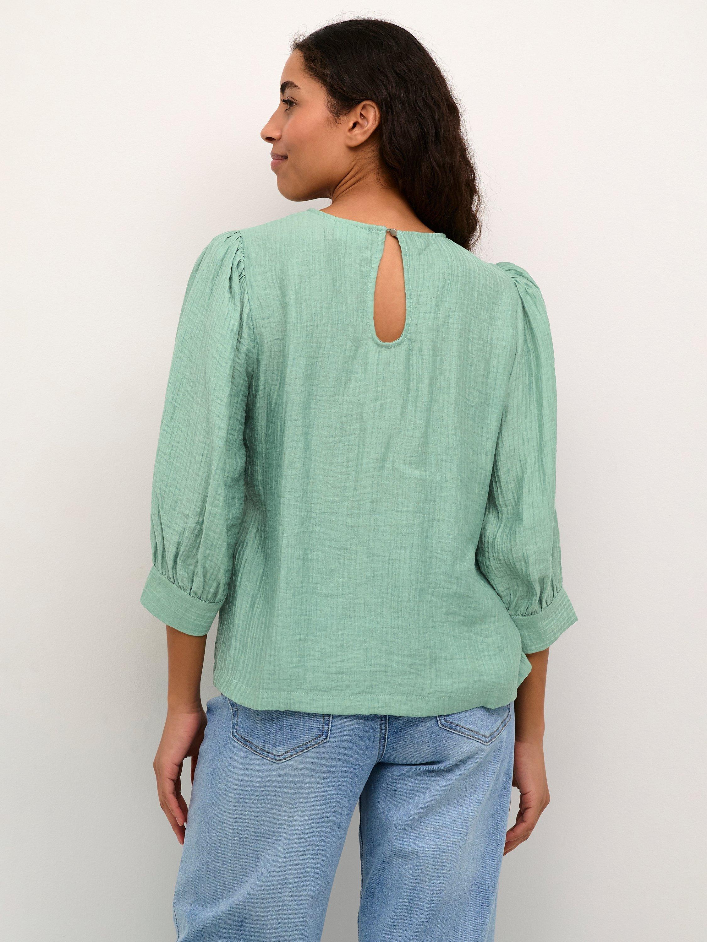 Product image 2 of 6, which shows KAFFE Jerome Cut Out Dress, Granite Green, 10