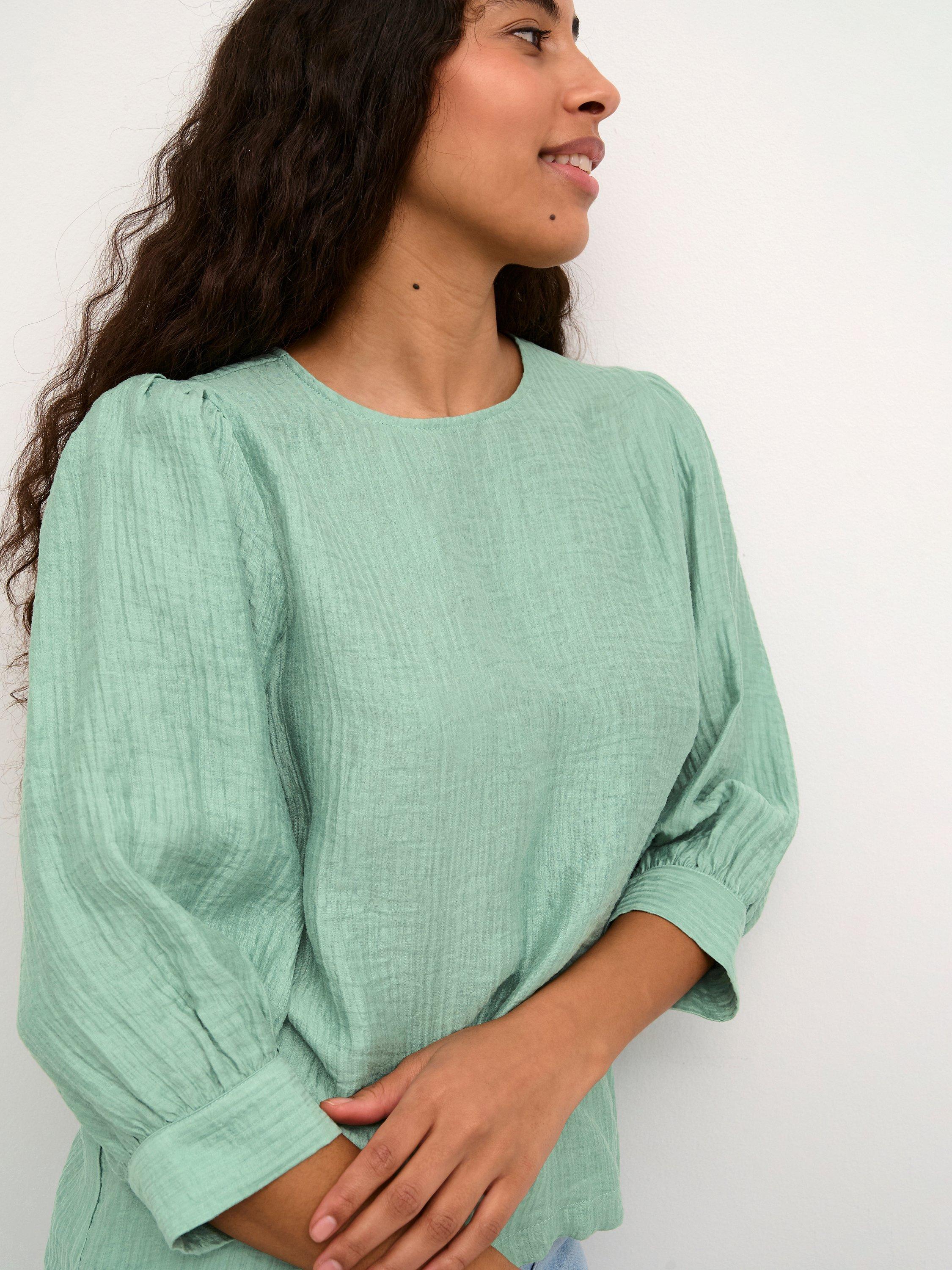 Product image 4 of 6, which shows KAFFE Jerome Cut Out Dress, Granite Green, 10