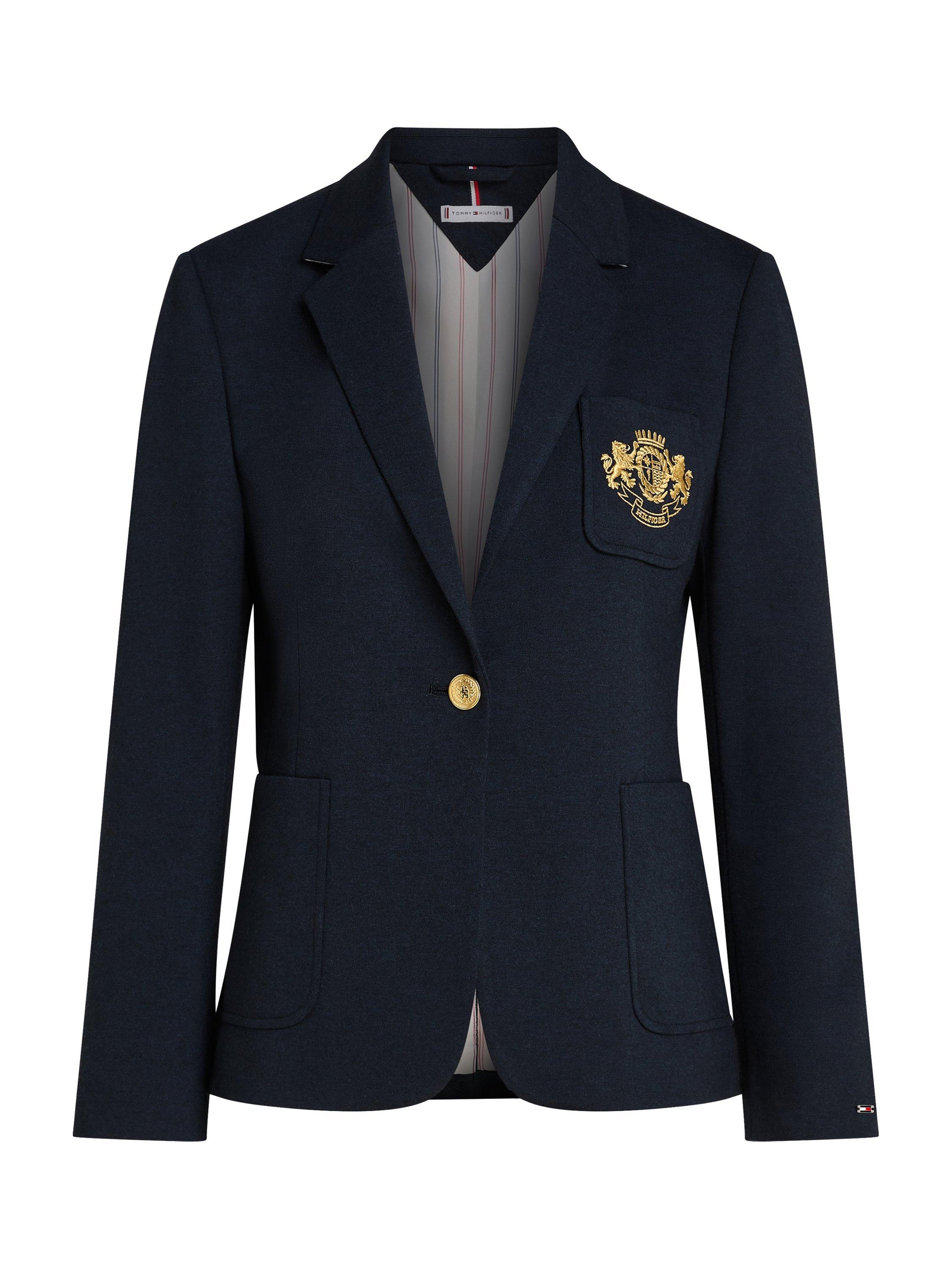 Polo blazer with crest hotsell