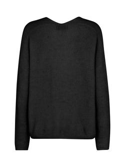 MOS MOSH Thora Wool Blend Jumper - view 2, Black