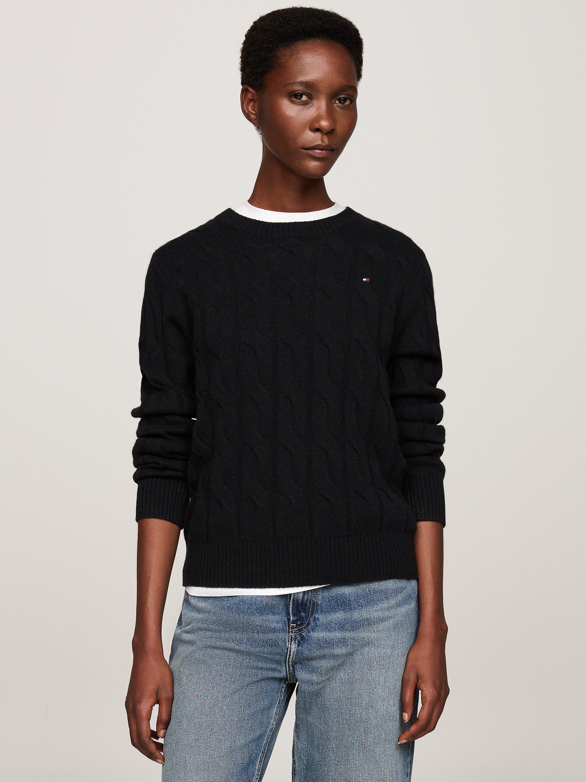 Tommy Hilfiger Cable Knit Wool Jumper