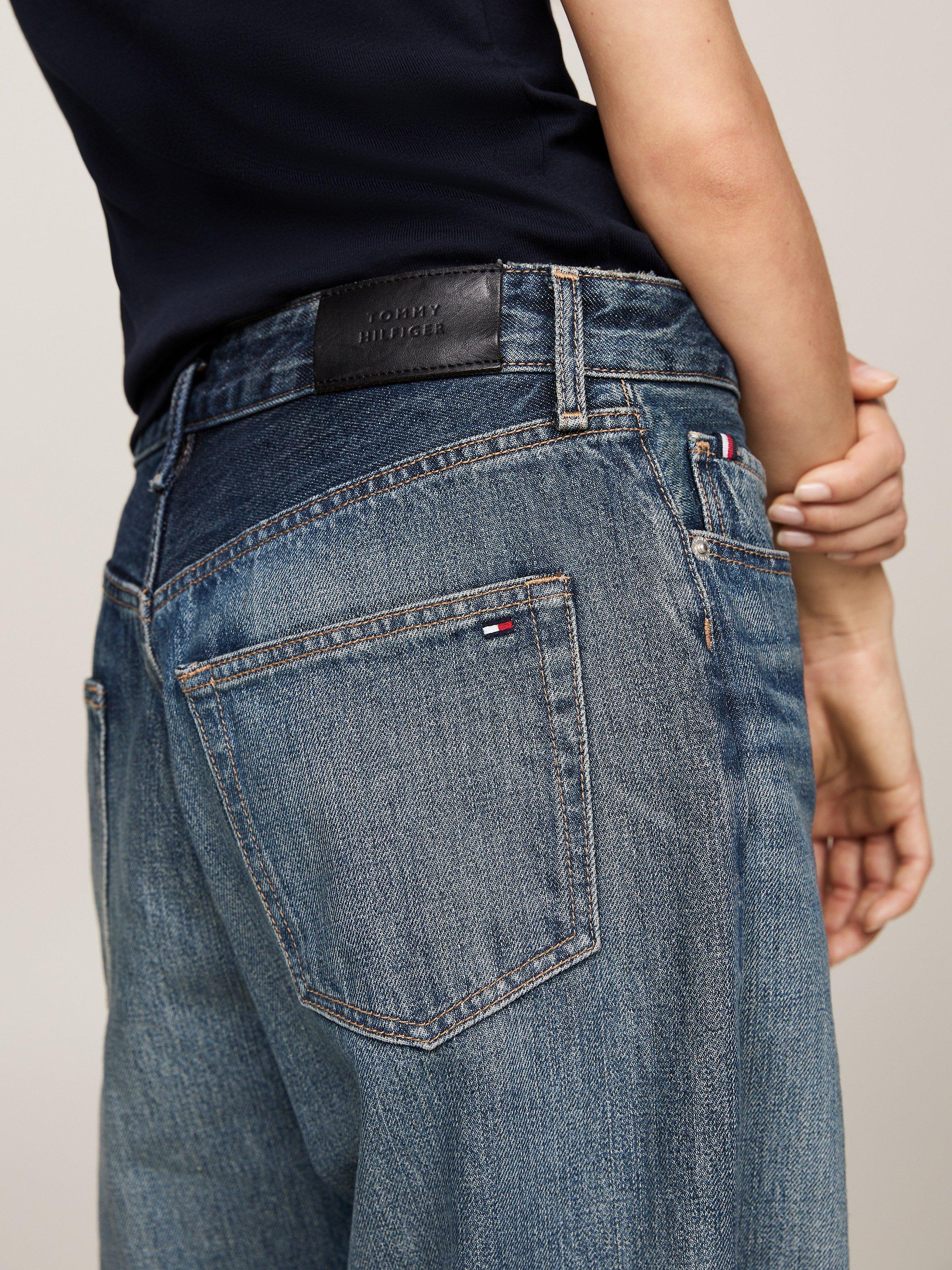 Tommy Hilfiger Losse Straight Cut Jeans, Koa